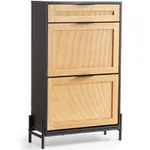 Rattan Shoe Cabinet