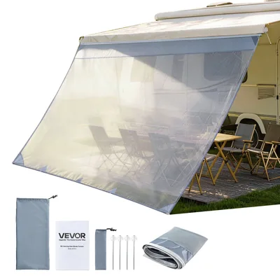 RV Awning Sun Shade Screen