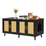Wood Cat Litter Box Enclosures